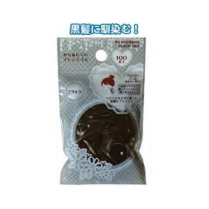 からみにくい!アレンジゴム(ブラック)100本入 【12個セット】 18-969