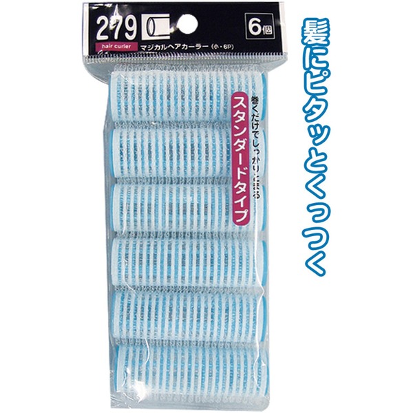 マジカルヘアカーラー(小・6P) 【12個セット】 26-279