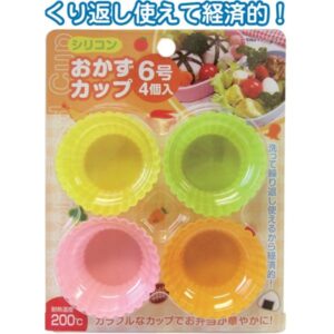 シリコンおかずカップ6号 4個入 【12個セット】 30-934
