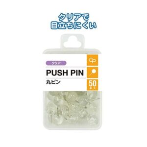 クリア丸ピン（50P） 【12個セット】 32-321