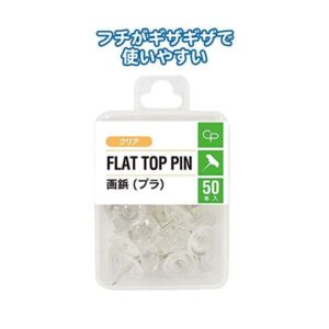 クリア画鋲（50P） 【12個セット】 32-324