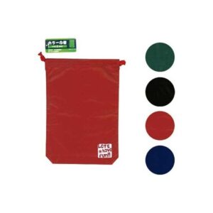 カラー巾着（マチ付・S） カラーアソート/指定不可 【12個セット】 34-264