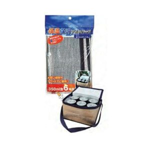 保温・保冷アルミバッグ(350ml缶6本用) 【12個セット】 34-659
