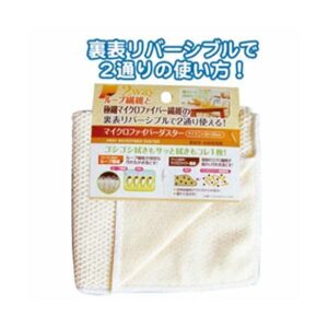 極細繊維＆ループ繊維のリバーシブルダスター30×30cm 【12個セット】 39-233