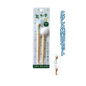 こけし・梵天耳かき2本入(小) 120・90mm 【12個セット】 41-196