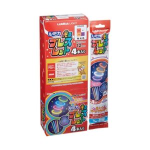 ルミカ 光るブレスレット4本入色アソート（R・O・W・V） 37-338【12個セット】