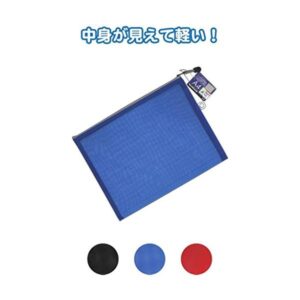 ナイロン糸メッシュケースA4 カラーアソート/指定不可 【12個セット】 32-881