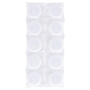 (業務用100セット) ミツヤ カラーマグネット MR-30 白 30mm 10個