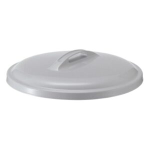 （まとめ） 積水テクノ成型 エコポリペール 丸型 45L フタ単品(本体別売） グレー PEFN45H 1個 【×10セット】