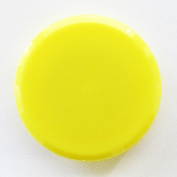 (業務用50セット) ミツヤ カラーマグネット MR-50 黄 50mm 10個 - 画像 (2)