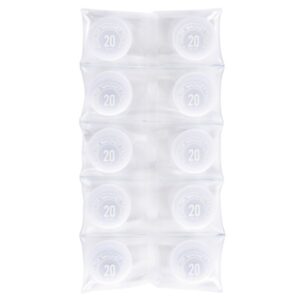 (業務用100セット) ミツヤ カラーマグネット MR-20 白 20mm 10個