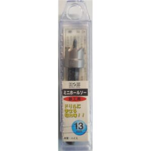 (業務用2個セット) H＆H ミニホールソー/先端工具 【鉄工用 13mm】 材質：HSS パック入り 日本製 〔DIY用品/大工道具〕