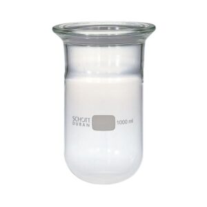 【柴田科学】セパラブルフラスコ 円筒形 バンド式(SCHOTTタイプ) 100mm 500mL 005550-500