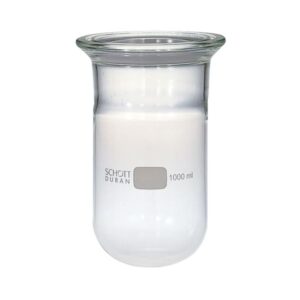 【柴田科学】セパラブルフラスコ 円筒形 バンド式(SCHOTTタイプ) 150mm 6L 005580-6000