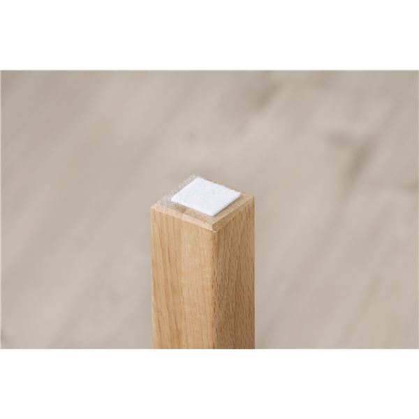 カウンターチェア ハイチェア 幅39cm ナチュラル 木製 角ハイスツール MTK-530NA リビング ダイニング 店舗 飲食店 - 画像 (5)