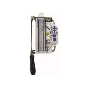 (業務用5個セット) H＆H 木工糸鋸/大工道具 【金工兼用】 切込深さ：120mm 替刃(荒目)4本付き H-1260