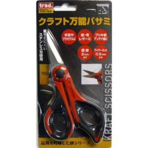 (業務用9個セット) TRAD クラフト万能鋏/ハサミ 【全長：155mm】 TKS-155 〔DIY用品 工作 趣味 日曜大工〕