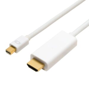 ミヨシ FullHD対応 miniDisplayPort - HDMI ケーブル 2m DPC-2KHD20/WH