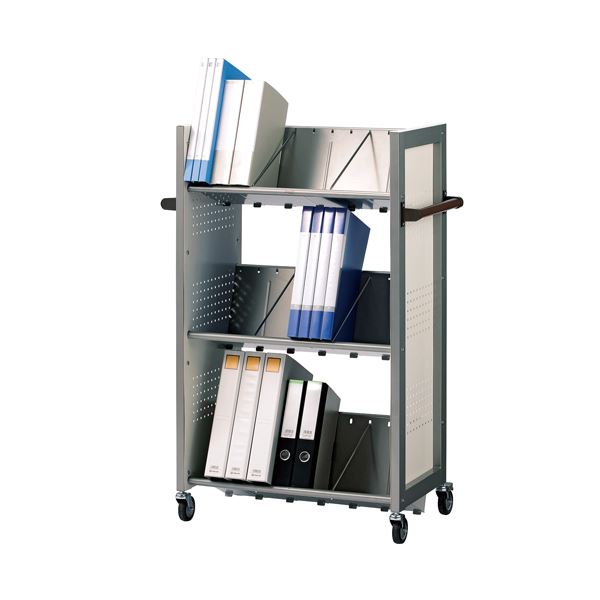 林製作所 キャスター付きファイルワゴン/オフィス用品 【B4対応】 YS-112