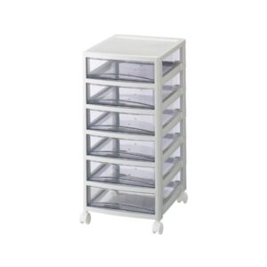 アイリスオーヤマ オフィスチェスト/収納棚 【深型6段タイプ】 幅32cm OCE-600R