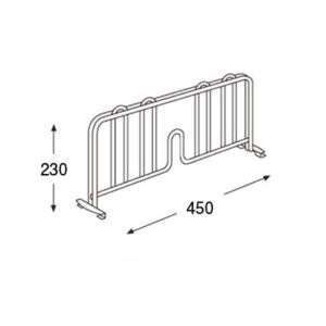 エレクター ディバイダー HDD18C 2本入