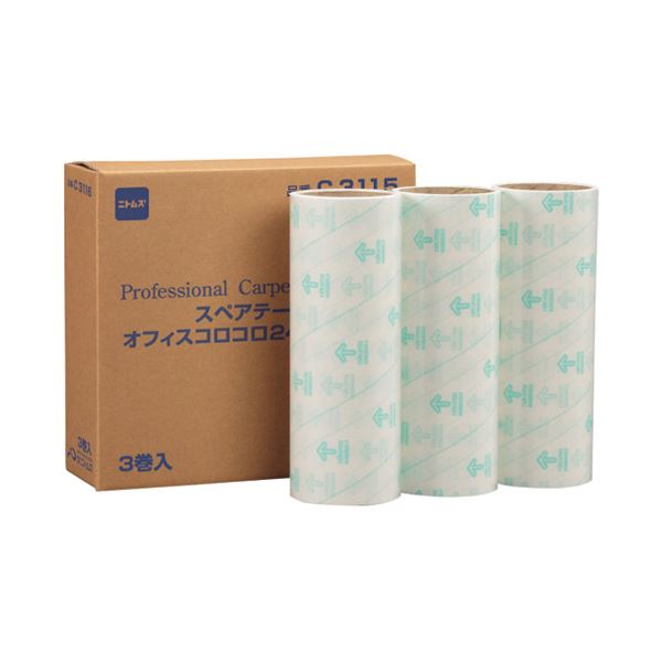 ニトムズ スペアオフィスコロコロ240 3巻入 C3115