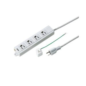 サンワサプライ タップ4個口TAP-MG341N2-3