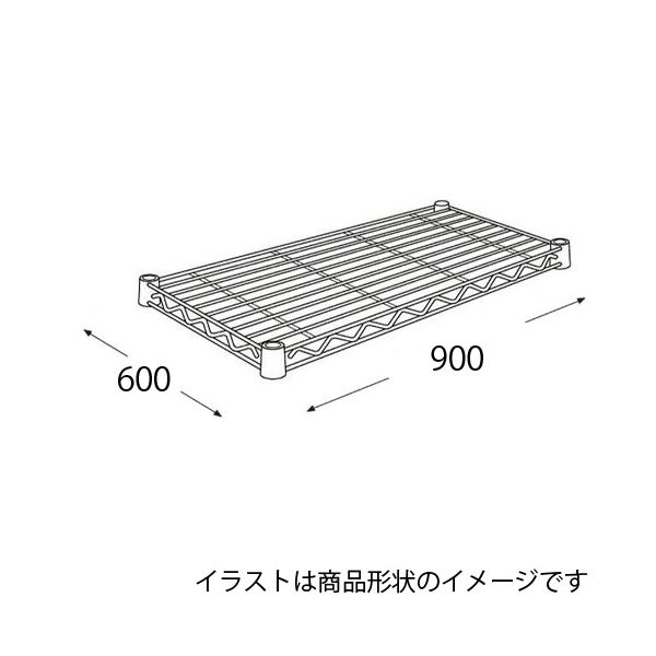 エレクター ワイヤーシェルフ H2436C1