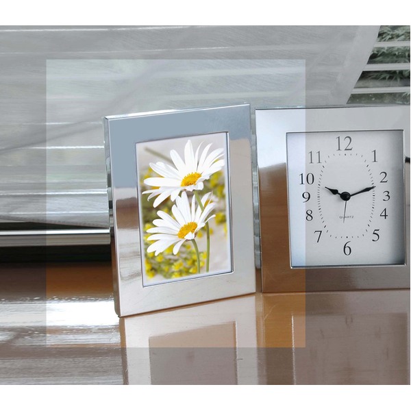 メタルフォトフレーム/写真立て 【L版=サービスサイズ対応】 鏡面加工 化粧箱入り - 画像 (2)