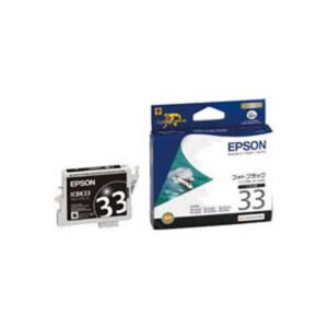 【業務用5セット】【純正品】 EPSON エプソン インクカートリッジ/トナーカートリッジ 【ICBK33 PBK ブラック】 ×5セット