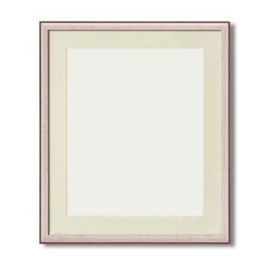 軽量水彩額縁/フレーム 【F10号/ホワイト】 壁掛けひも/UV(紫外線)カットアクリル/マット付き 化粧箱入り 8155