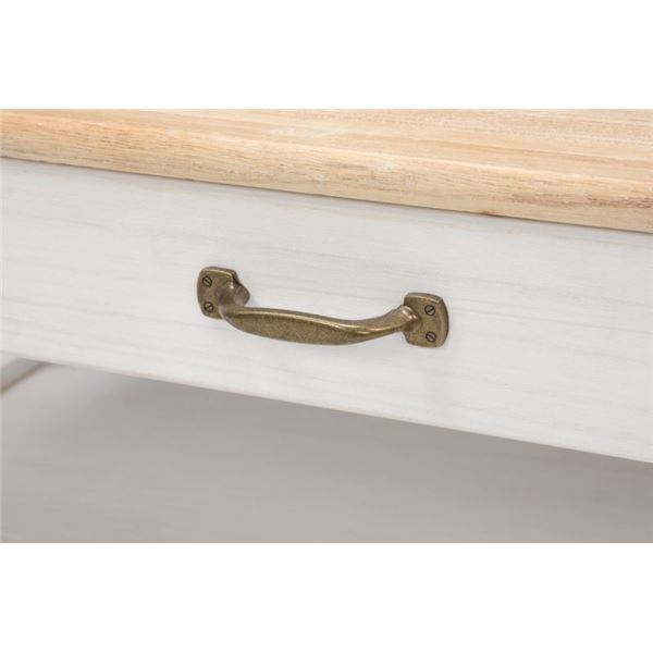 テレビ台 テレビボード 幅75cm 木製 収納棚付き コンパクト シャビーシック リビング ダイニング【代引不可】 - 画像 (4)