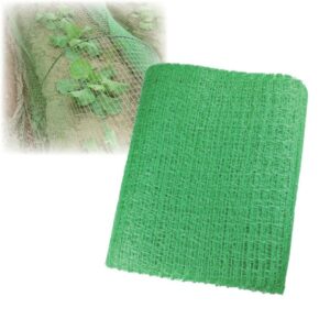 防護ネット 約幅2×長さ5m 日本製 軽量 丈夫 ふんわりグリーン ガーデニング用品 園芸用品 ゴミ置き場 ベランダ 虫除け 鳥除け