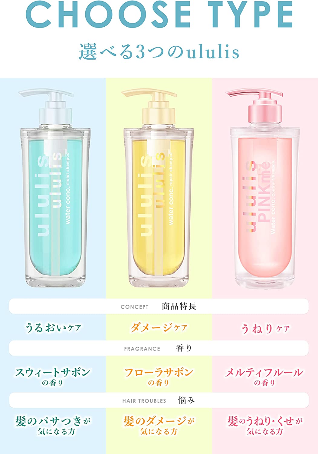 ウルリス 保湿 の ブルー ウォーターコンク モイスト ヘアオイル 100mL - 画像 (2)